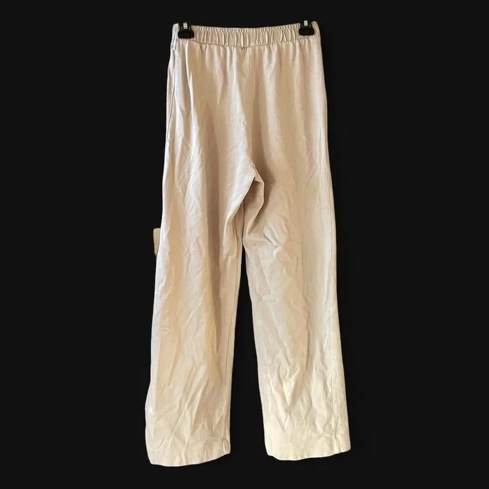 Zara Women's Cream and Tan Trousers